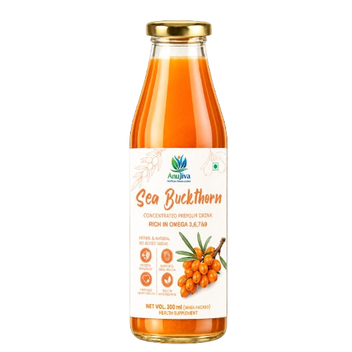 Anujiva Sea Buckthorn Concentrated Premium Drink 300mL