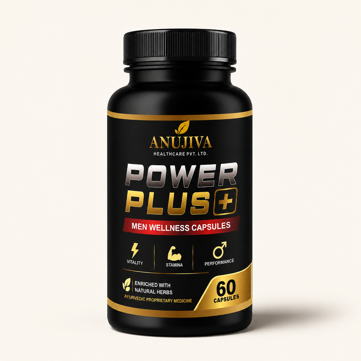 AnuJiva Power Plus Men Wellness Capsules (60 Capsules)