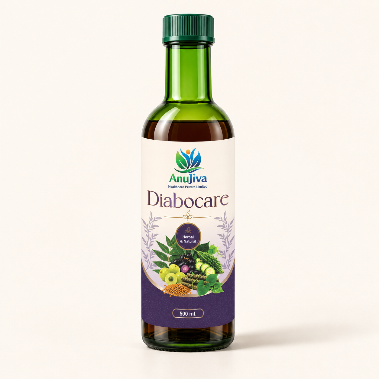 AnuJiva Diabocare Herbal & Natural Diabetes Care Juice (500 ml)
